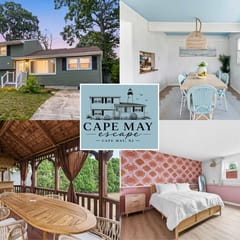 Cape May Escape • Sleeps 10 • Tiki Bar • Grill