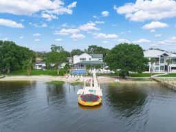 Luxe Lakefront w/ Pool, Pickleball, & Private Dock