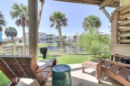 Brito Beach- View of Pond | Propane Grill