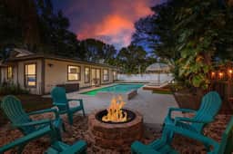 1 Mile to Beach • Private Pool Oasis •Volleyball