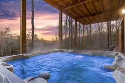 Outdoor Fireplace TV Hot Tub Pool Table Arcade