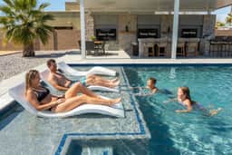 The Palm & Putt: Heated Pool | Golden Tee | Bocce