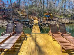 Lakefront~Dock~Hot tub~Firepit~Dog Friendly!
