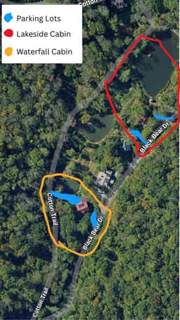 2 Cabins on Private Pond • Sleeps 30•Sauna•Hot Tub