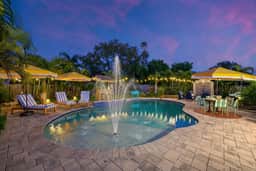 Resort Style Backyard  Pool  Hot Tub  Movie Room