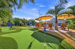 Resort Style Backyard  Pool  Hot Tub  Movie Room