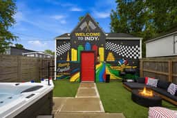 Victory Lane Villa | Game Room - Hot Tub - Firepit