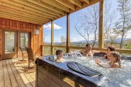 Sweet Mimosa Lodge | Indoor Pool, Hot Tub, Views - Image 3