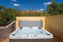 The Sedona Sanctuary | Hot Tub & Grotto