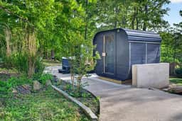 Outdoor Games • Hot Tub • Firepit • Grill • Sauna