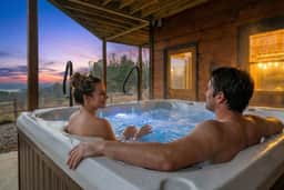 Almost Heaven Lodge | Hot Tub & Mtn Views