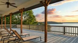 Lake Bridgeport House | Dock & Basketball