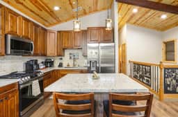 Hilltop Cabin | Fireplace - Games - Views - Image 3