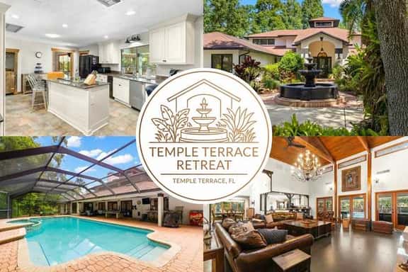 Tampa Oasis | Private Pool + Sauna | Sleeps 14 - Image 1