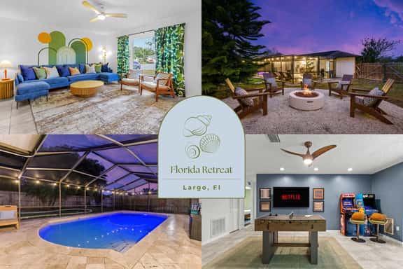 Pool & Fire Pit Retreat | BBQ Grill & Outdoor Oasis - Image 1