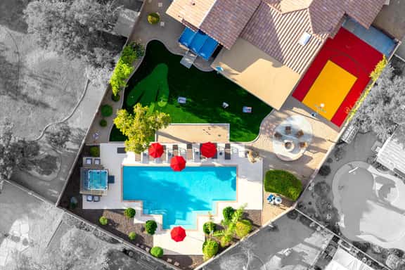 Sport Court Pool Hot Tub Pool Table Fire Pit Games - Image 1