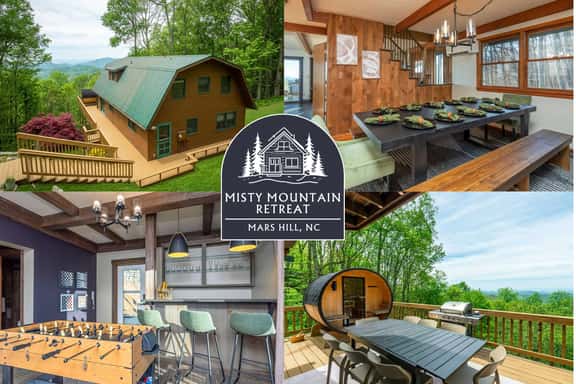 Mountain Retreat: Views, Sauna, Hot Tub, Arcade - Image 1