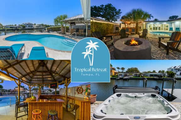 Sleeps 8! Tiki Bar~Pool~Hot Tub~Fire Pit - Image 1