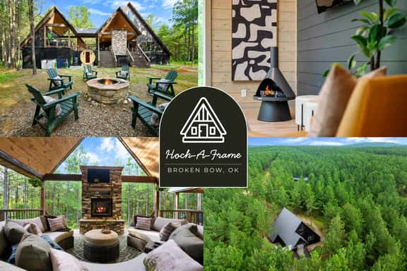 Hoch-A-Frame Cabin I Sauna-Hot Tub-Firepit - Image 1