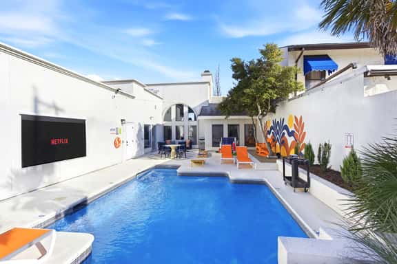 Outdoor Oasis • Poolside Movie Nights • Sleeps 14 - Image 1
