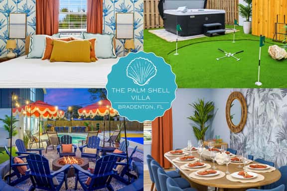 Palm Shell Villa - Pool - Pickleball - Hot Tub - Image 1