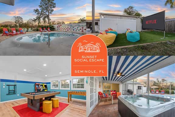 Backyard Oasis - Outdoor Theatre - Pool - Hot Tub - Image 1