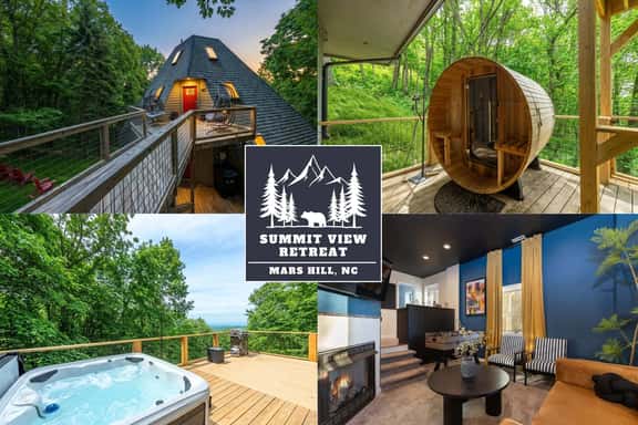 Mars Hill Retreat: Sauna, Wet Bar, Hot Tub, Views - Image 1
