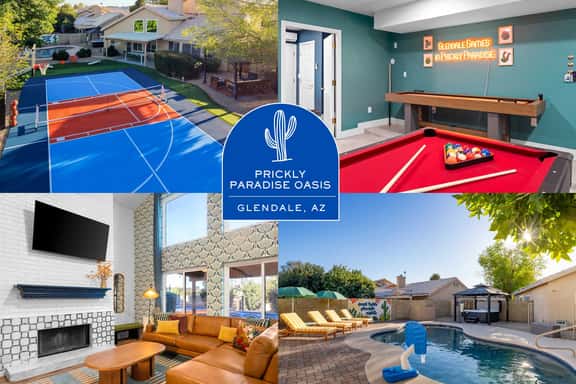 Desert Oasis | Pool, Spa, Pickleball + Theater - Image 1