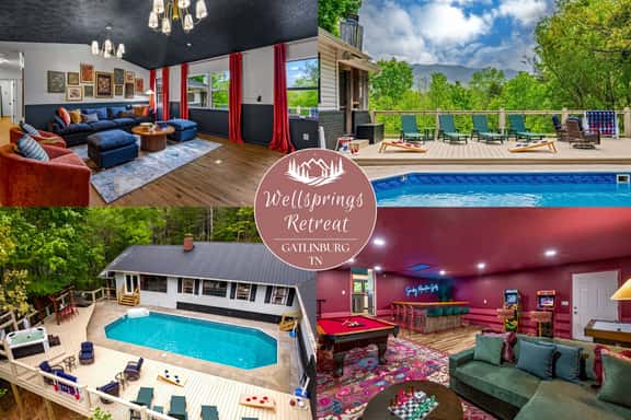 Wellsprings Retreat | Smoky Mtn Views | Sleeps 12 - Image 1