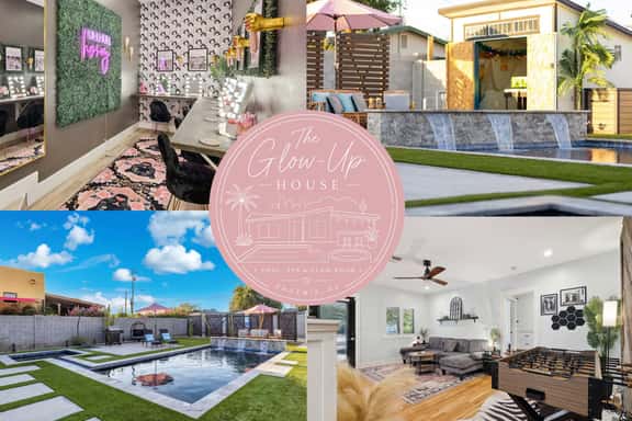 The Glow-Up House | Pool, Spa, Glam Room & Bar - Image 1