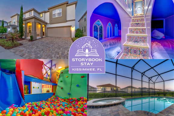 6 mins to Disney • Game/Themed Rooms • Pool - Image 1