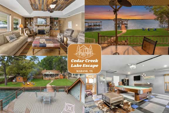 Cedar Creek Lake Escape • Lakefront + Private Dock - Image 1