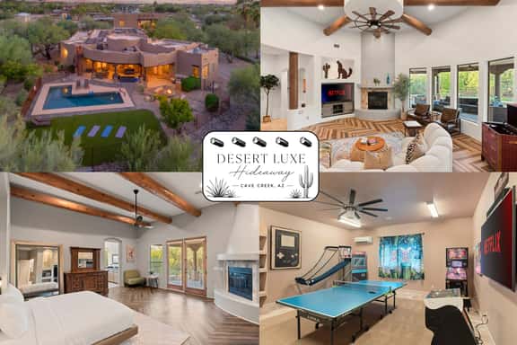 Desert Luxe Hideaway | Pool, Game Room & Casita - Image 1