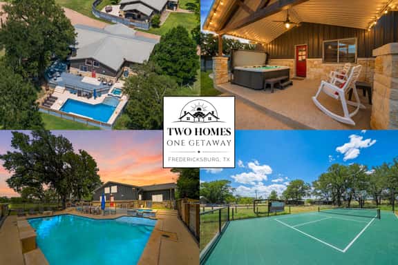 2 Home Getaway-Pool-Hot Tub-Pickleball Court - Image 1