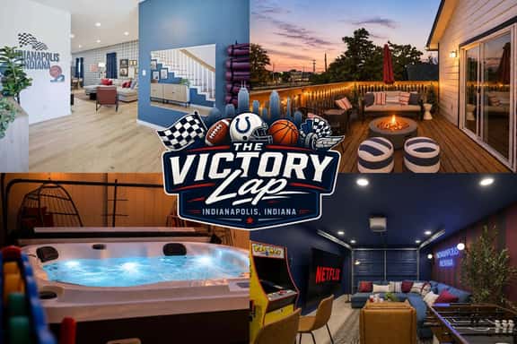 The Victory Lap | Hot Tub • Fire Pit • Game Lounge - Image 1