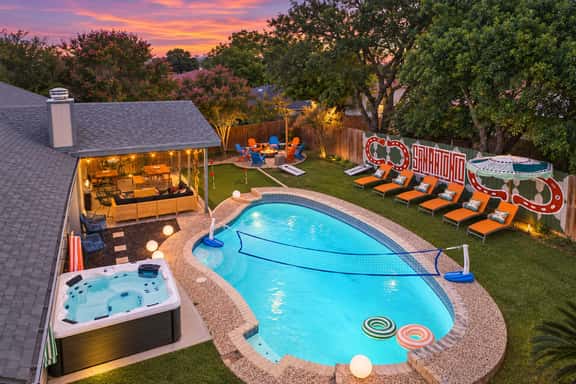 Soak, Sizzle & Score: Pool, Games & More! - Image 1