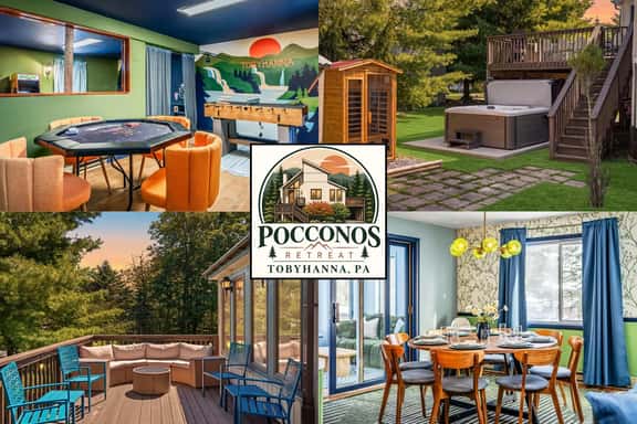 Poconos Retreat: Theater, Hot Tub, Sauna, Games - Image 1
