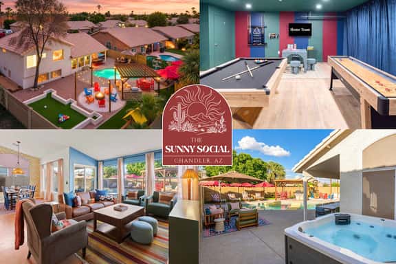 The Sunny Social | Pool • Hot Tub • Games Galore! - Image 1