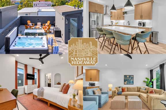 Nashville Hideaway | City-View Rooftop • Fire Pit - Image 1