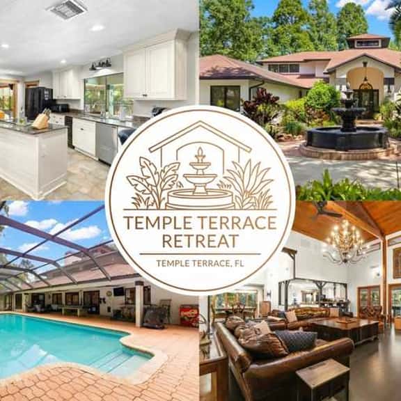Tampa Oasis | Private Pool + Sauna | Sleeps 14 - Image 1