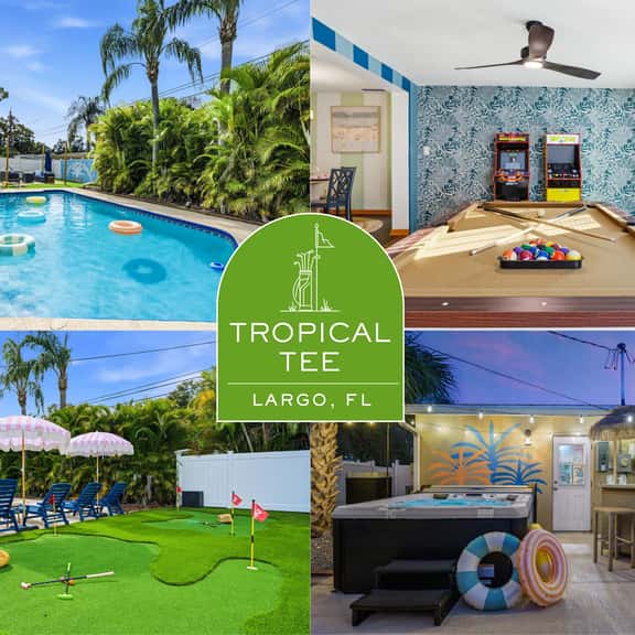 Tropical Tee - Putt Putt - Pool - Hot Tub - Bikes - Image 1