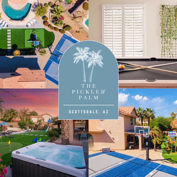 The Pickle & Palm: Pool, Spa, Pickleball, Playset - Image 1