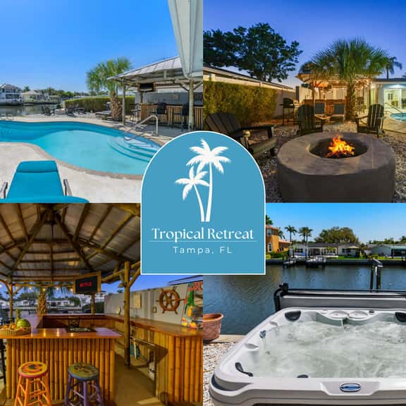 Sleeps 8! Tiki Bar~Pool~Hot Tub~Fire Pit - Image 1