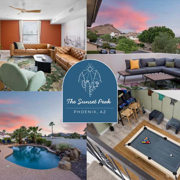 The Sunset Peak: Sleeps 18~Heated Pool~ Hot Tub - Image 1