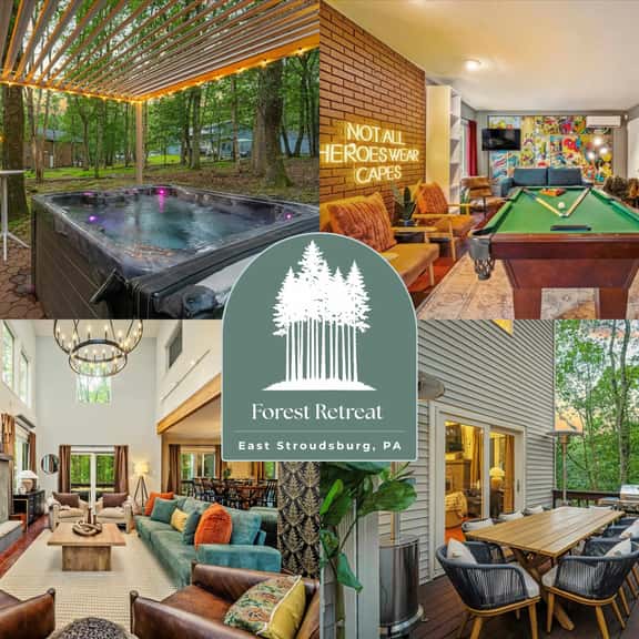 Poconos Retreat: Hot Tub, Fire Pit, Game Room - Image 1