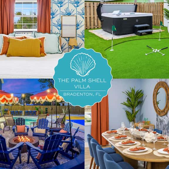 Palm Shell Villa - Pool - Pickleball - Hot Tub - Image 1