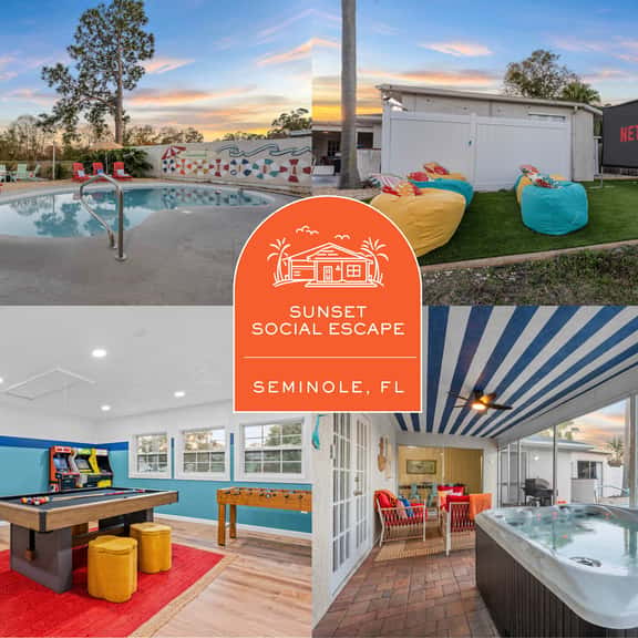 Backyard Oasis - Outdoor Theatre - Pool - Hot Tub - Image 1