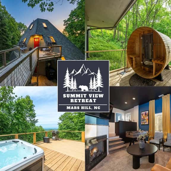 Mars Hill Retreat: Sauna, Wet Bar, Hot Tub, Views - Image 1
