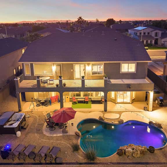 Sleeps 14 • Pool&Spa • Fire Pit • Billiards • EV Plug - Image 1