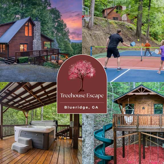 Blue Bear Cabin | Views + Hot Tub + Sports Court - Image 1